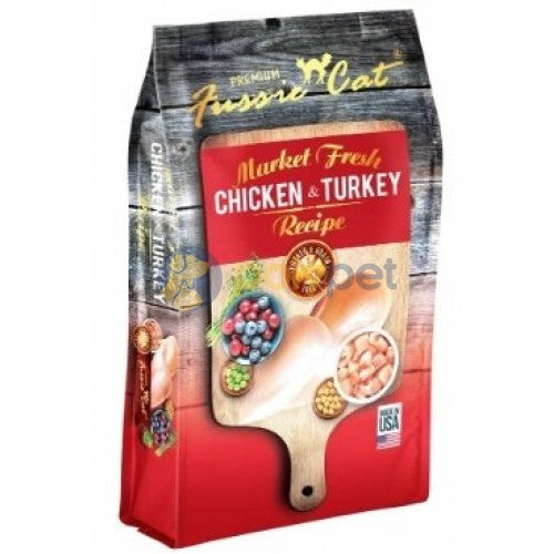 Fussie Cat Market Fresh Chicken & Turkey Formula dry 2# Bag