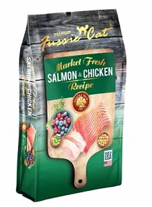 Fussie Cat Market Fresh Salmon & Chicken Formula Dry Cat Food, 2 lb