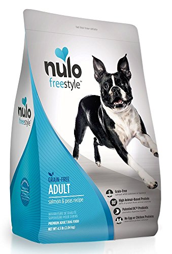 Nulo Adult Dog Grain Free Real Salmon and Peas Recipe Premium Protein Food 4.5 lbs
