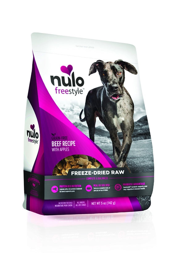 ND02116 Free Style Dog Freeze Dried Raw Grain Free Beef - 5 oz