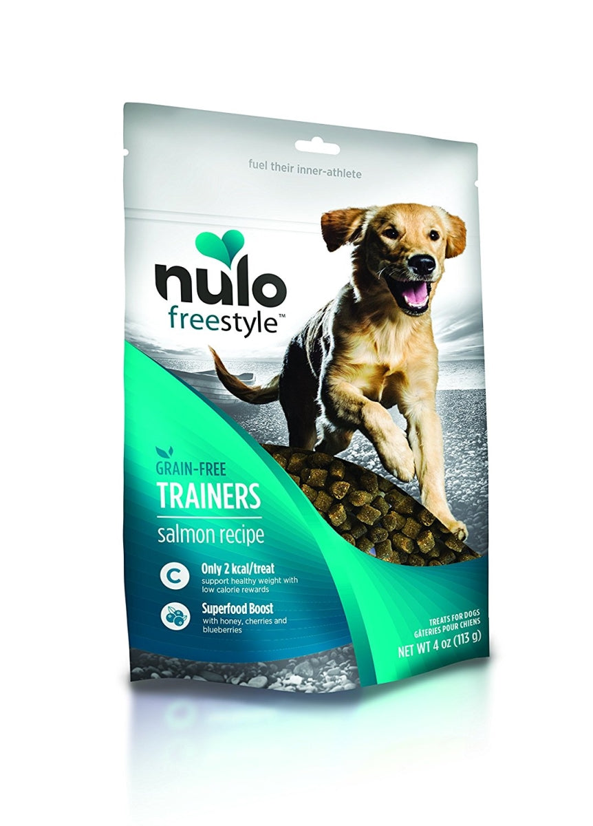 Nulo Trainers Grain Free Dog Treats, Salmon, 4oz Bag
