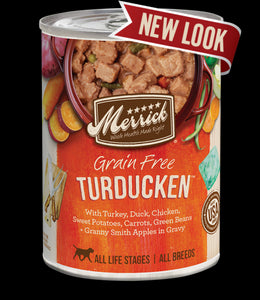 Merrick 12.7 oz Classic Grain Free Turducken Turkey Duck & Chicken Can