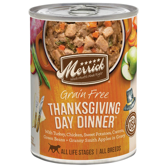 MP00668 12.7 oz Grain-Free Thanksgiving Day Dinner Canned Dog Food