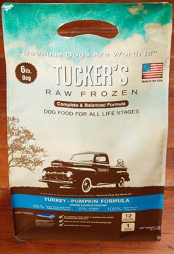 Tucker 6 lbs Dog Frozen Complete Balanced Turkey & Pumpkin