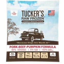 Tucker 3 lbs Frozen Complete Balanced Pork Beef Dog Food