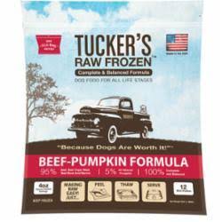 Tucker 3 lbs Frozen Complete Balanced Beef Pumpkin Dog Food
