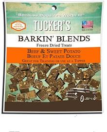 Tuckers 2.5 oz Barkin Blends Beef Liver & Sweet Potato Freeze Dried Treats