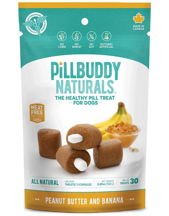 Presidio Pill Buddy Natural Oill Treat for Dogs 5.29oz Banana Peanut Butter