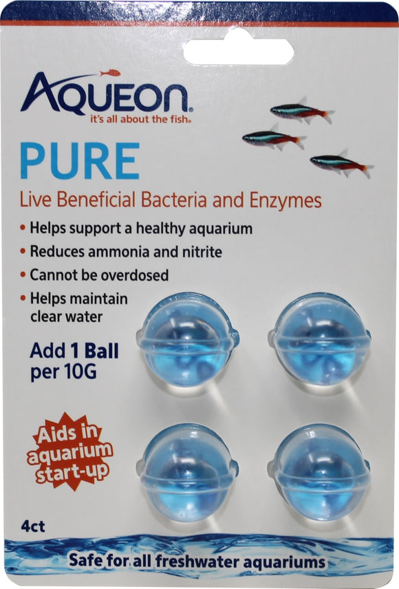 Aqueon PURE Bacteria Supplement  4 Pack