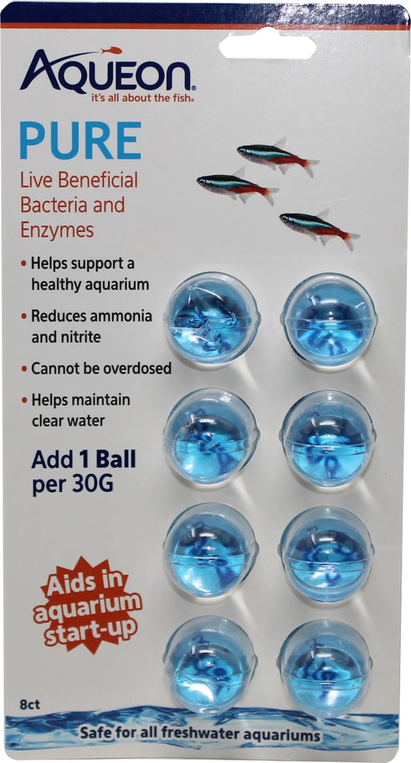 Aqueon PURE Bacteria Supplement  8 Pack