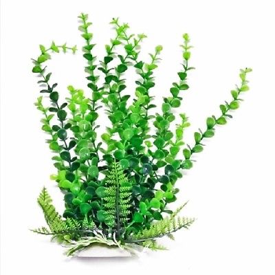 AQUATOP PD-BH31 6 Inch Bacopa-like Aquarium Plant with Weighted Base
