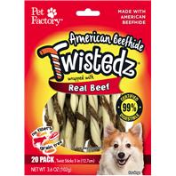 TWISTEDZ BEEFHIDE TWIST STICKS