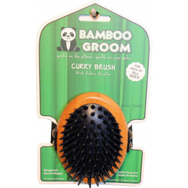 Bamboo Grooming Pet Curry Brush