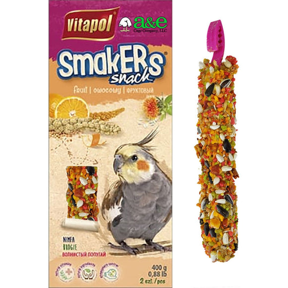 A&E Cage Vitapol Smakers Cockatiel Fruit Treat Sticks