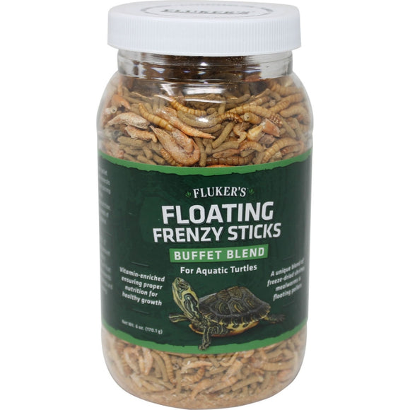 Flukers Floating Frenzy Buffet Blend for Aquatic Turtles 6oz