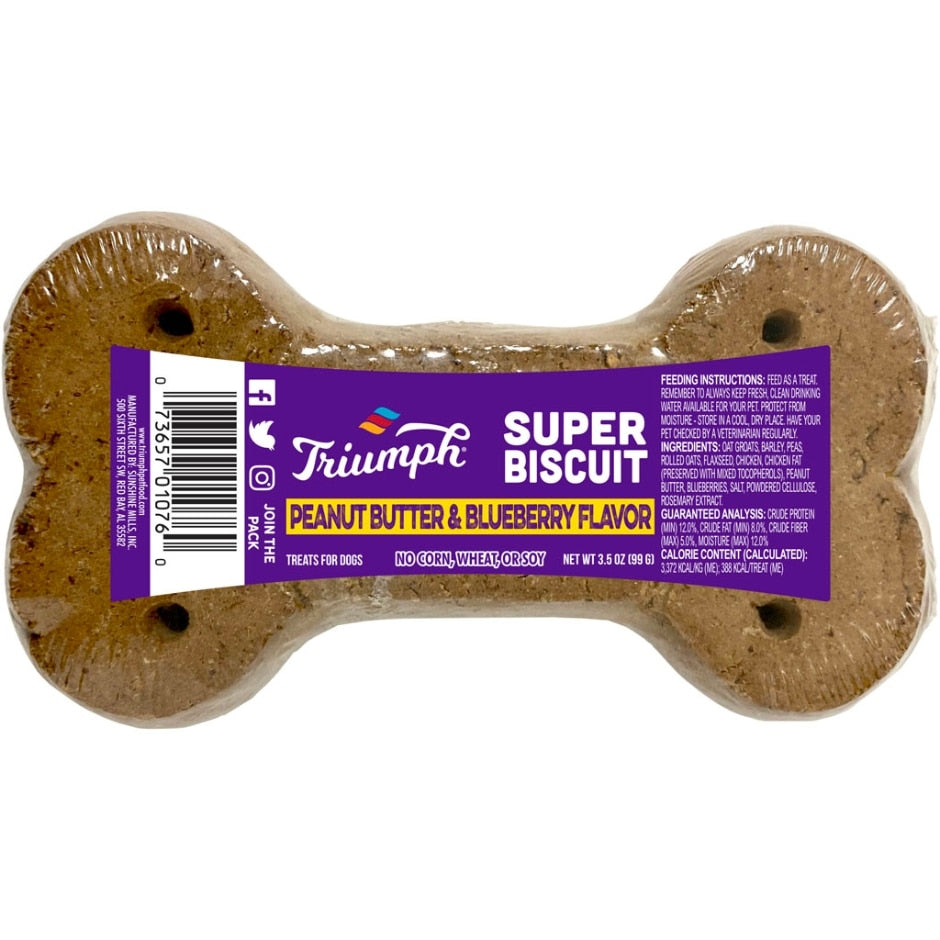 Triumph Pet 01076-00007 3.5 oz Triumph Super Single Biscuits