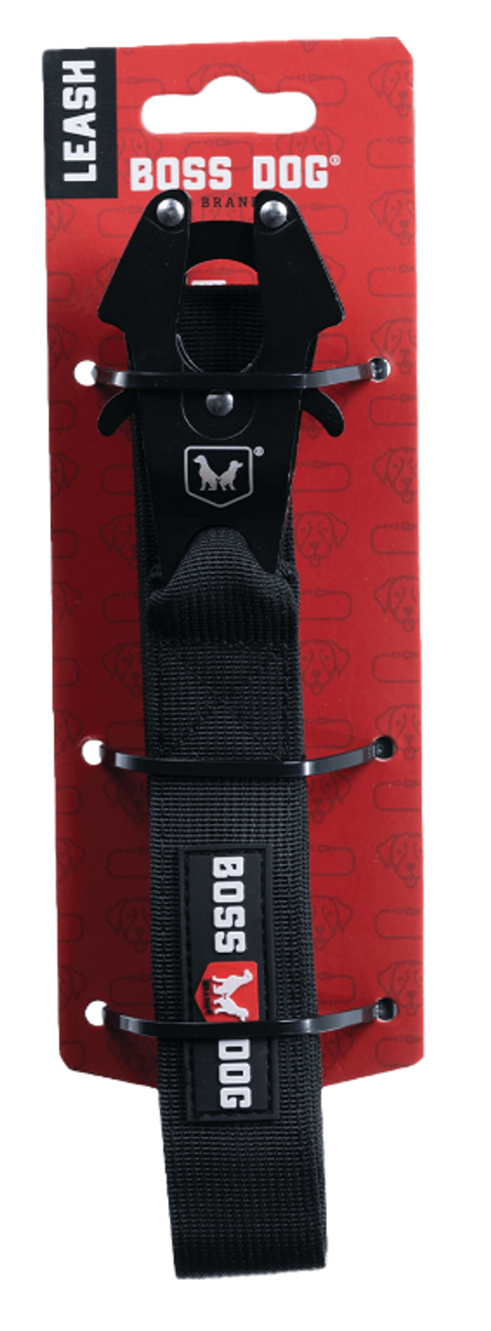 Boss Dog Tactical Dog Leash 4ft 1.25in Black
