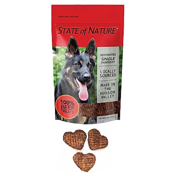 Sirius State of Nature Dehydrated Pure Pritein Dog and Cat Treats 6oz Beef