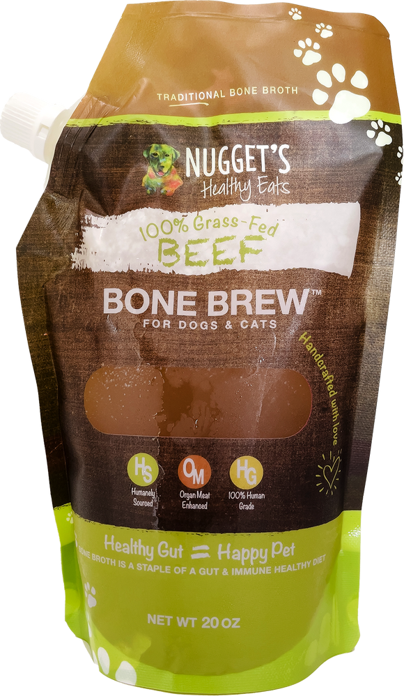 Nuggets Healthy Bone Brew 20oz Beef