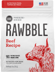 Bixbi Rawbble Freeze Dried Dog 4.5oz Beef