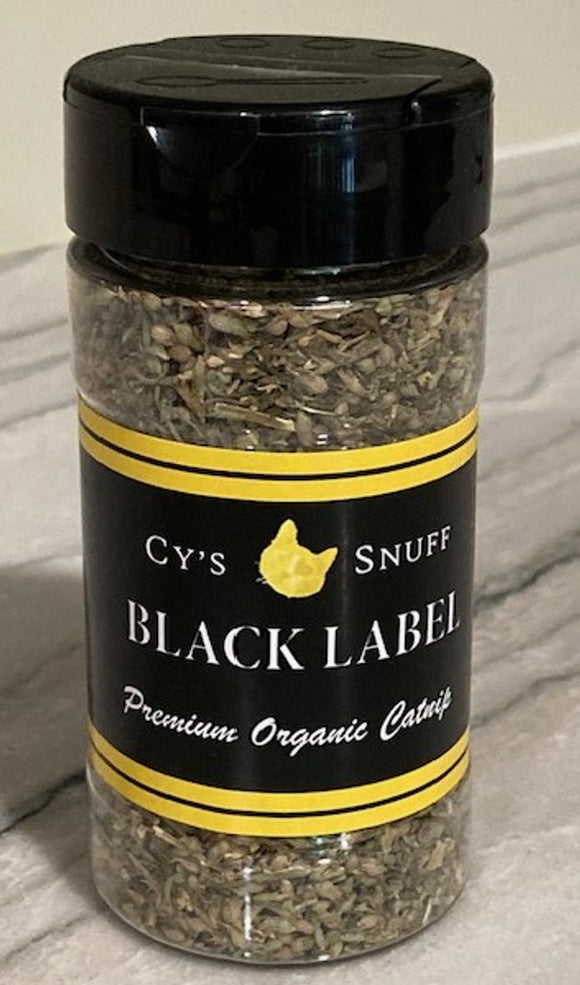 Cy's Snuff Black Label Premium Organic Catnip .60 oz