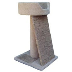 Wades Cat Trees Model SPVB Post 24 in. with Bed
