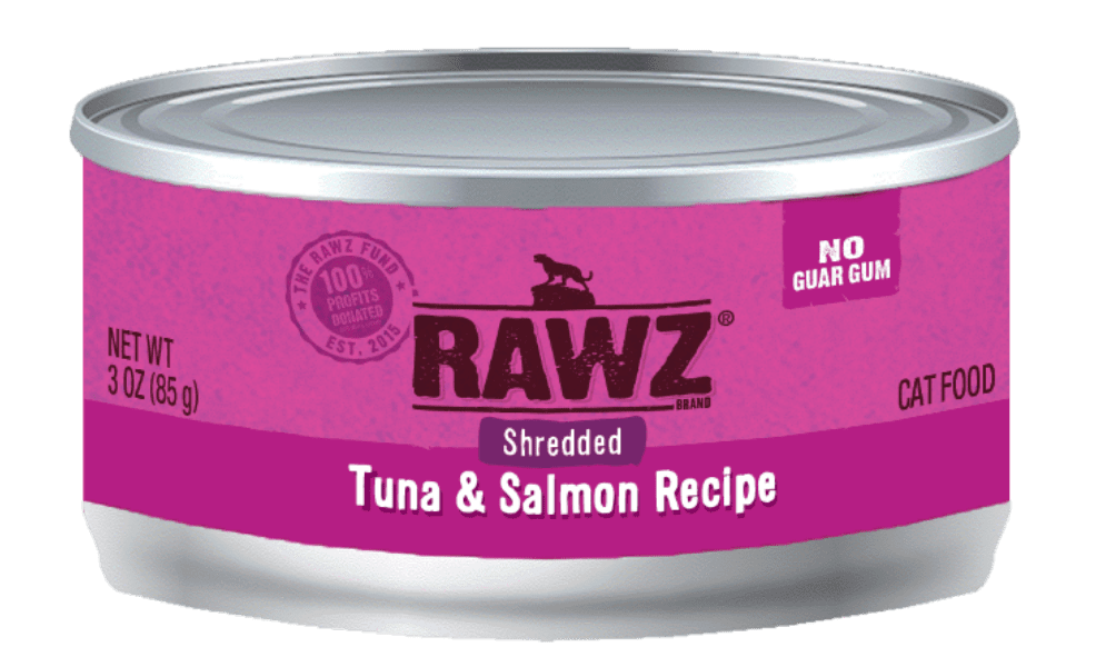 Rawz Shreds Cat Food   3oz Salmon and Tuna
