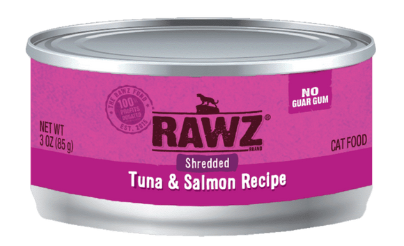 Rawz Shreds Cat Food   5.5oz Salmon and Tuna