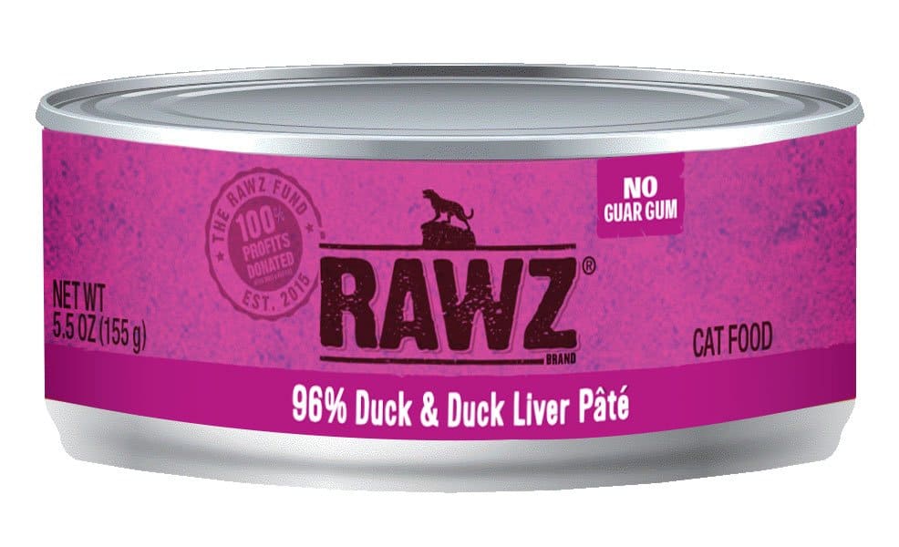 Raws Wet Cat Food 5.5oz Pate 96%