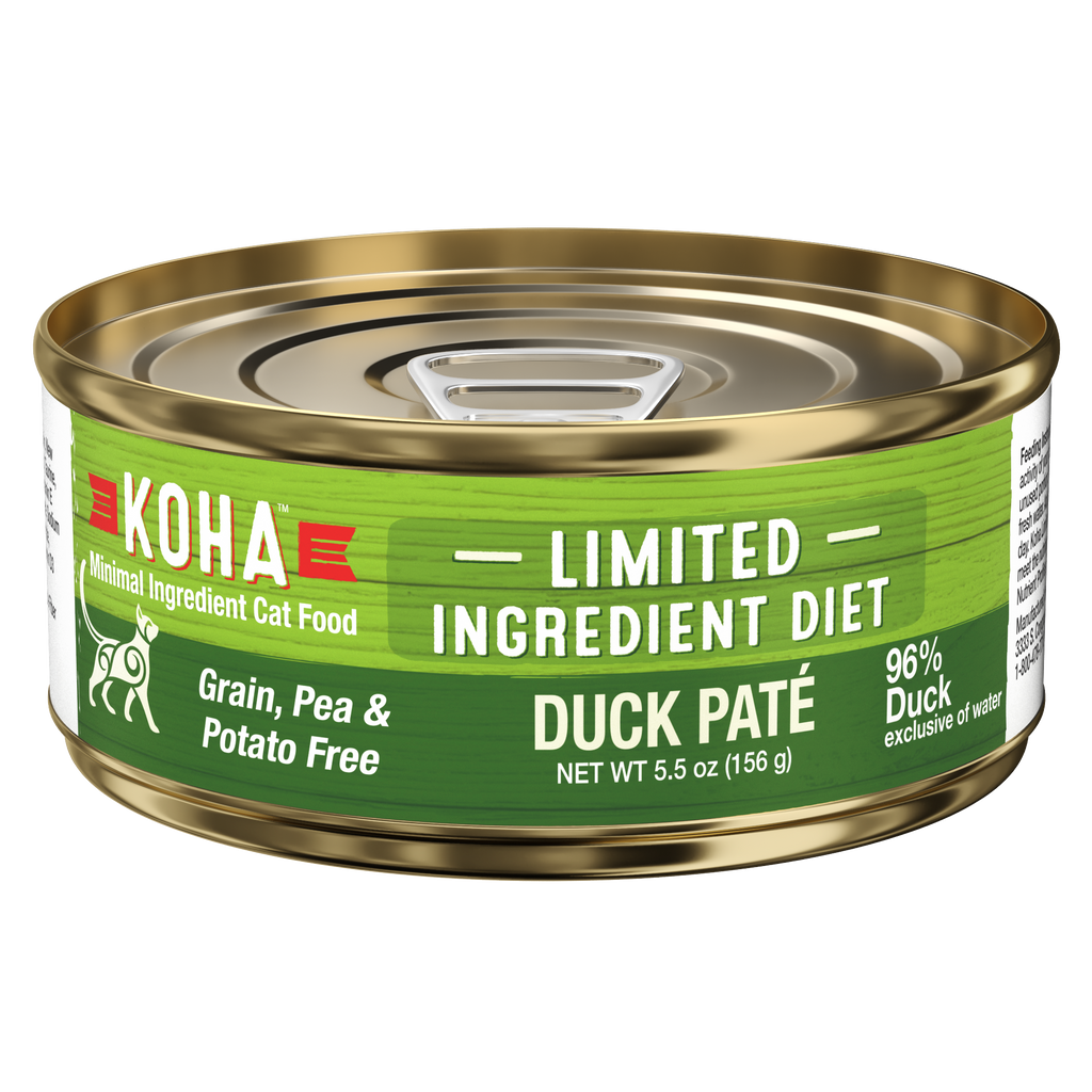 Koha Limited Ingredient Wet Cat Food 3oz Duck Pate
