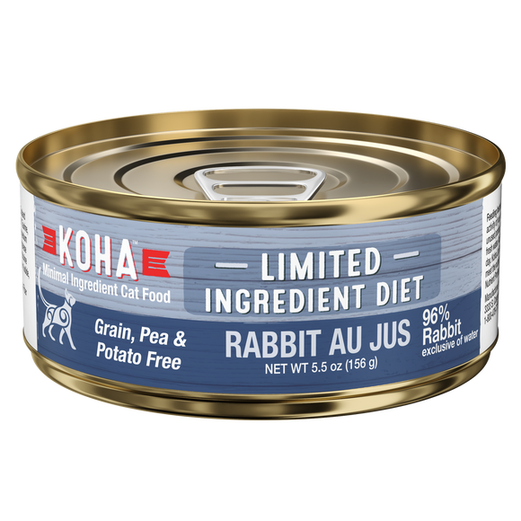 Koha Limited Ingredient Wet Cat Food 3oz Rabbit Pate