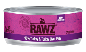 Raws Wet Cat Food 5.5oz Pate 96%