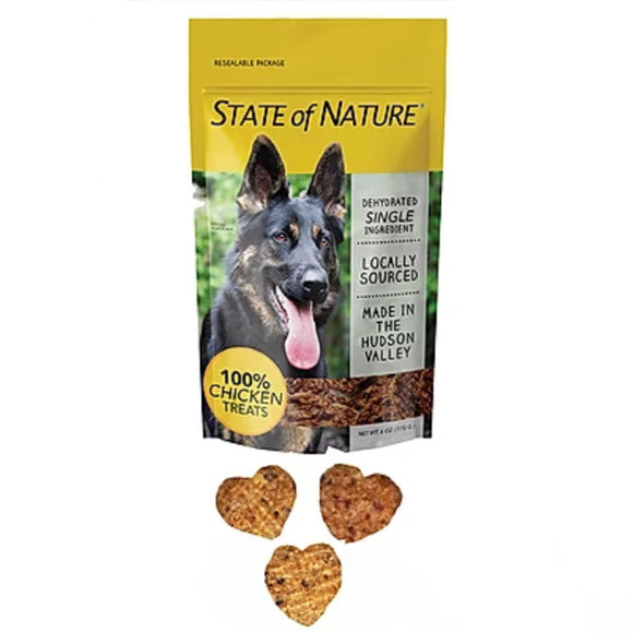Sirius State of Nature Dehydrated Pure Pritein Dog and Cat Treats 6oz Chicken
