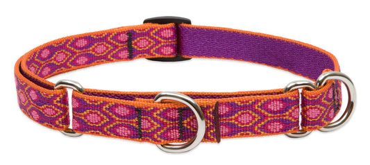 lupinepet originals 3/4 alpen glow 14-20" martingale collar for medium and larger dogs"