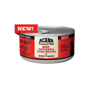 Acana Premium Pate 3oz Canned Cat Food Beef and Chicken