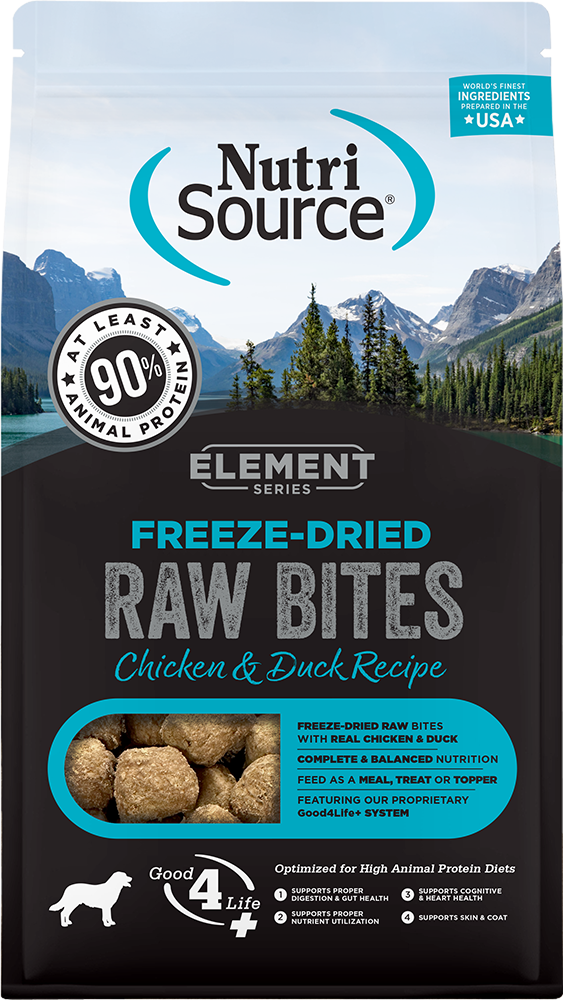 NutriSource Element Series Freeze-Dried Chicken & Duck Recipe 2.5 oz