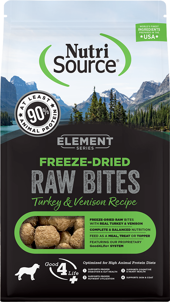 NutriSource Element Series Freeze-Dried Turkey & Venison Recipe 2.5 oz