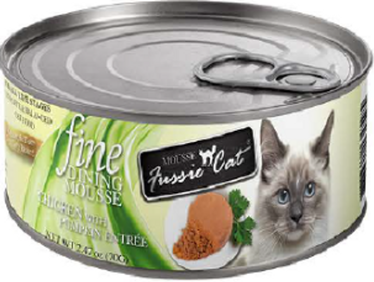 Fussie Cat Fine Dining Mousse Chicken with Pumpkin Entrée 2.47oz