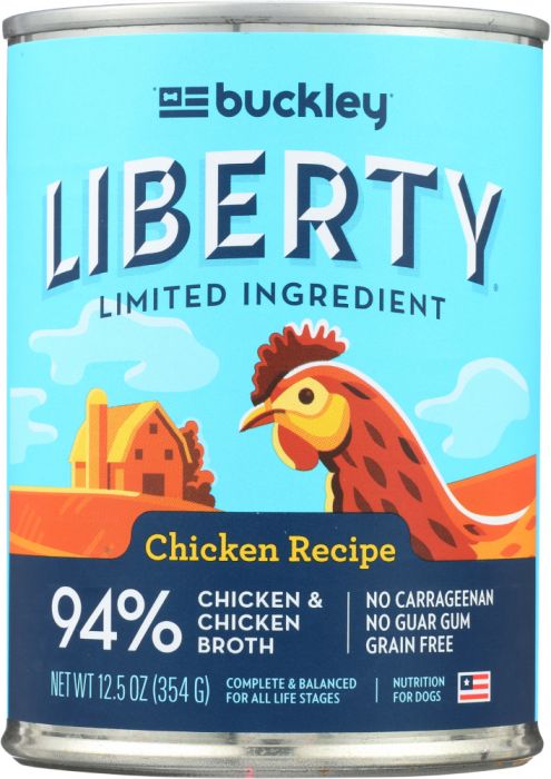 Bixbi Liberty Canned Dog food 12.5oz Chicken