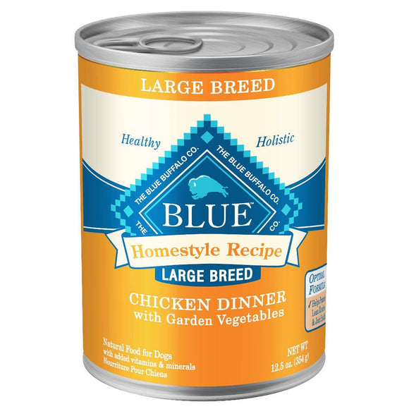 Blue Buffalo Homestyle Recipe Wet Dog Food Chicken Dinner with Garden Vegetables Large Breed - 12.5oz
