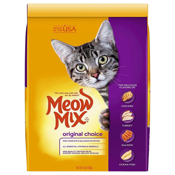Meow Mix Original Choice Dry Cat Food  16lb