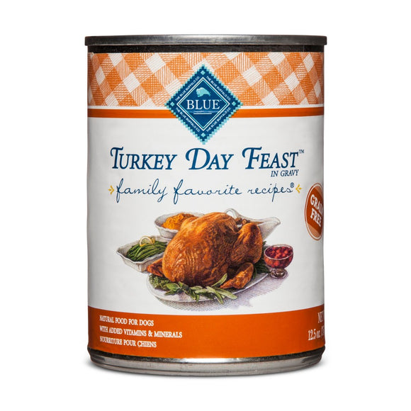 Blue Family Favorite Recipes Turkey Day Feast For Adult Dogs