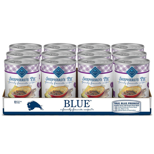 Blue Buffalo Family Favorite Recipes Beef In Gravy Wet Dog Food - 12.5oz/12ct Pack