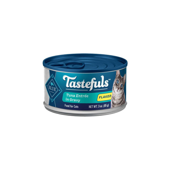 Blue Buffalo Tastefuls Adult Cat Tuna Entree in Gravy Flaked Wet Cat Food - 3oz
