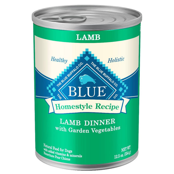Blue Buffalo Homestyle Recipe Wet Dog Food Lamb Dinner with Garden Vegetables - 12.5oz