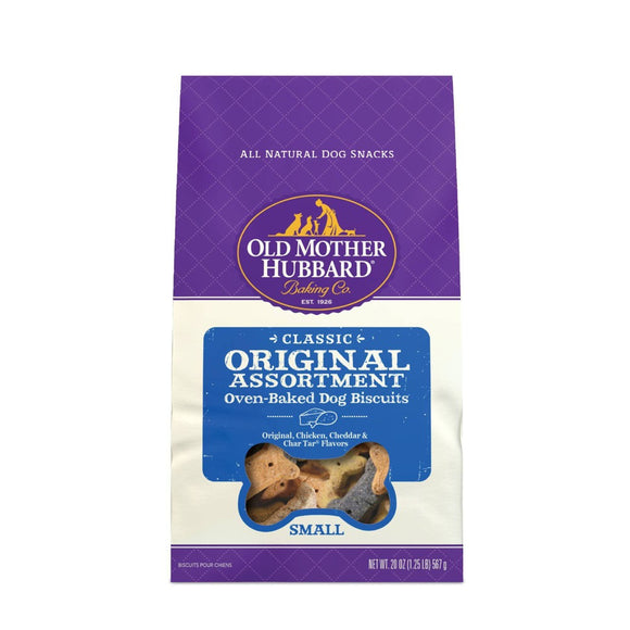 Old Mother Hubbard Classic Original Assortment Biscuits Baked Dog Treats  Small  20 Ounce Bag