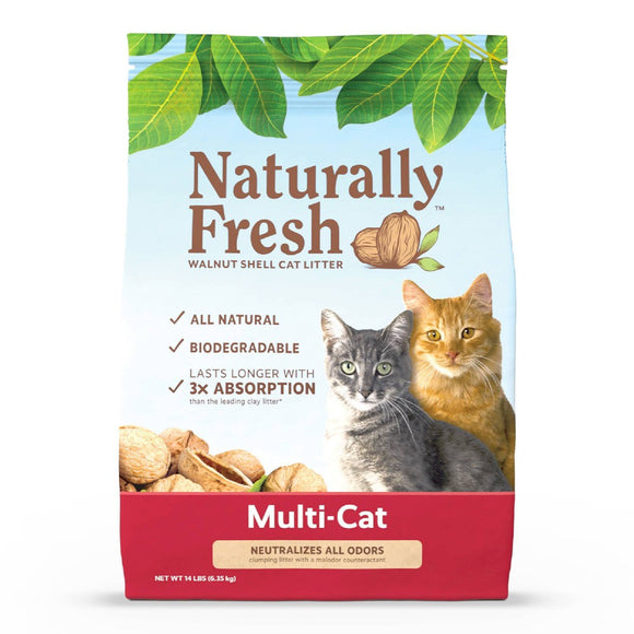 Naturally Fresh Multi-Cat Quick Clumping Cat Litter 14lb