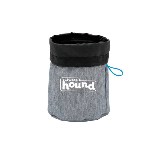 Outward Hound Treat Tote Storage Accessory Bag  Grey  One-Size