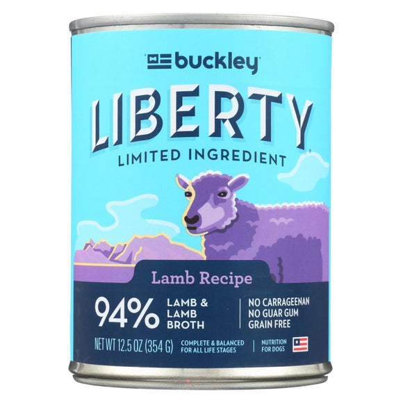 Bixbi Liberty Canned Dog food 12.5oz Lamb