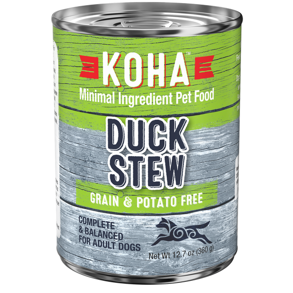 Koha Grain Free Stew for Dogs 12.7oz Duck